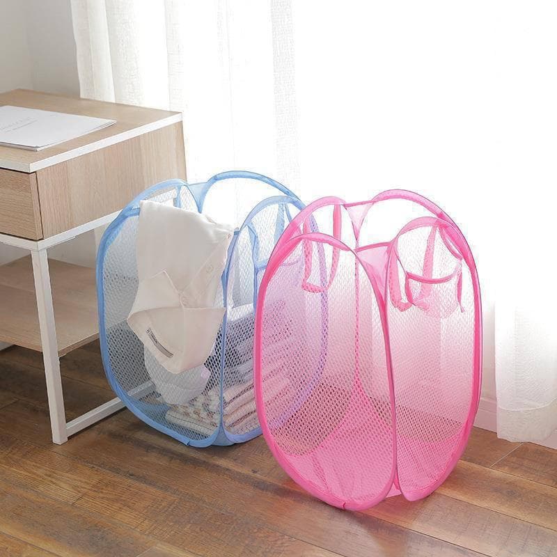 Foldable Mesh Laundry Basket (Pop-Up Hamper) - photo 1 of 1